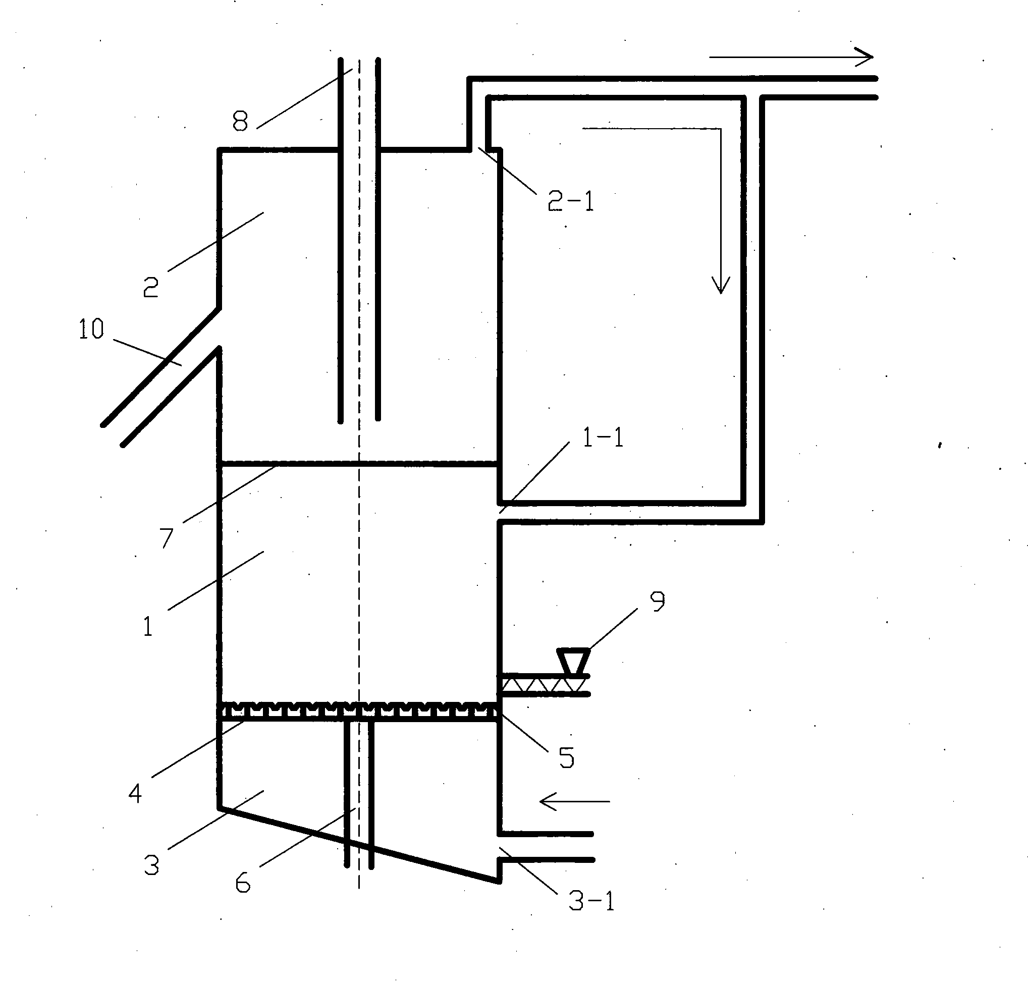Two-stage fuel reactor structure and technological process
