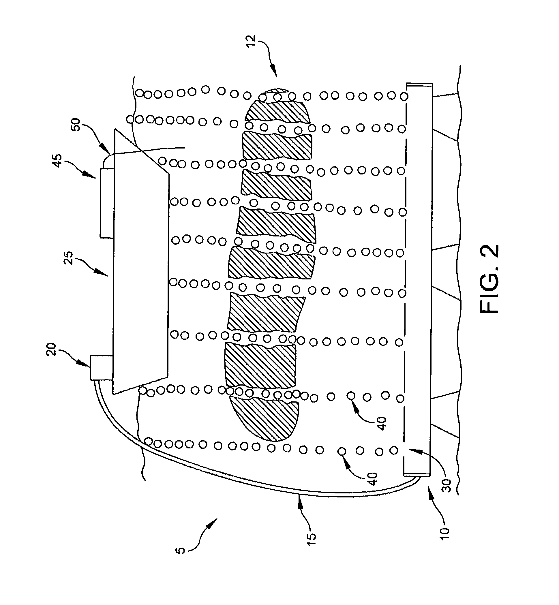 Method and apparatus for treating an oil spill
