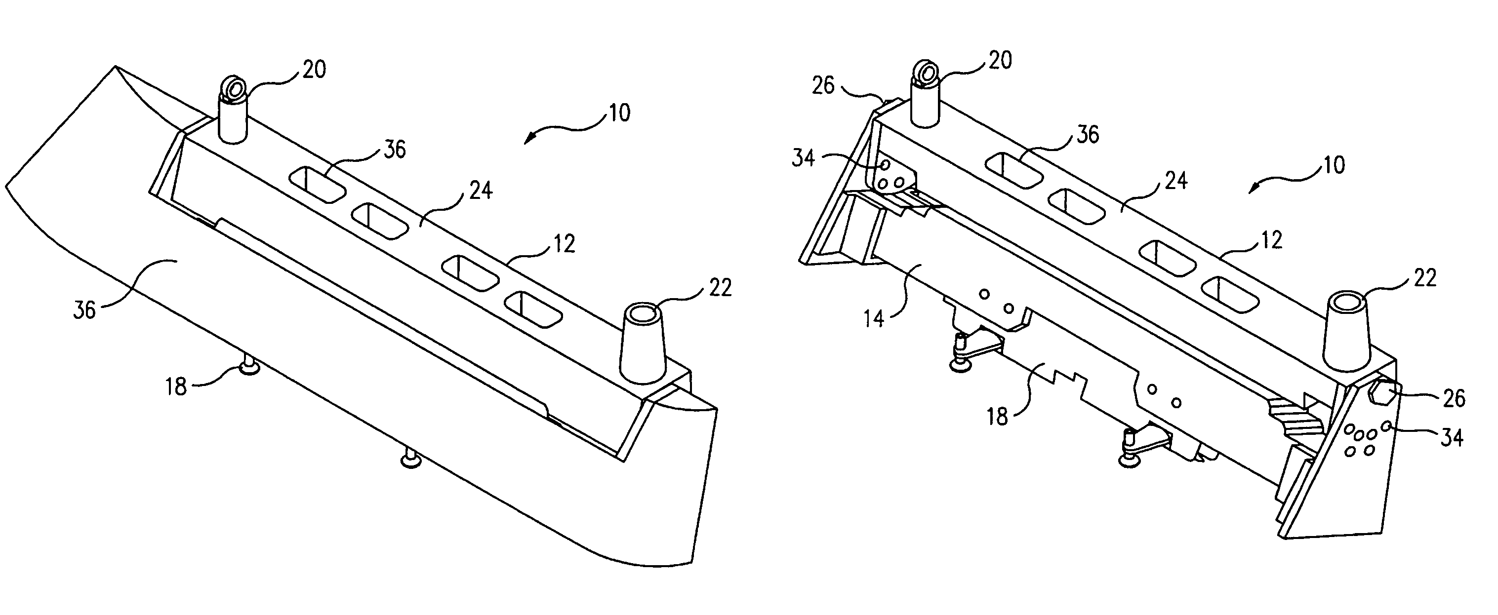 Pivotable pylon for external carriage of aircraft stores