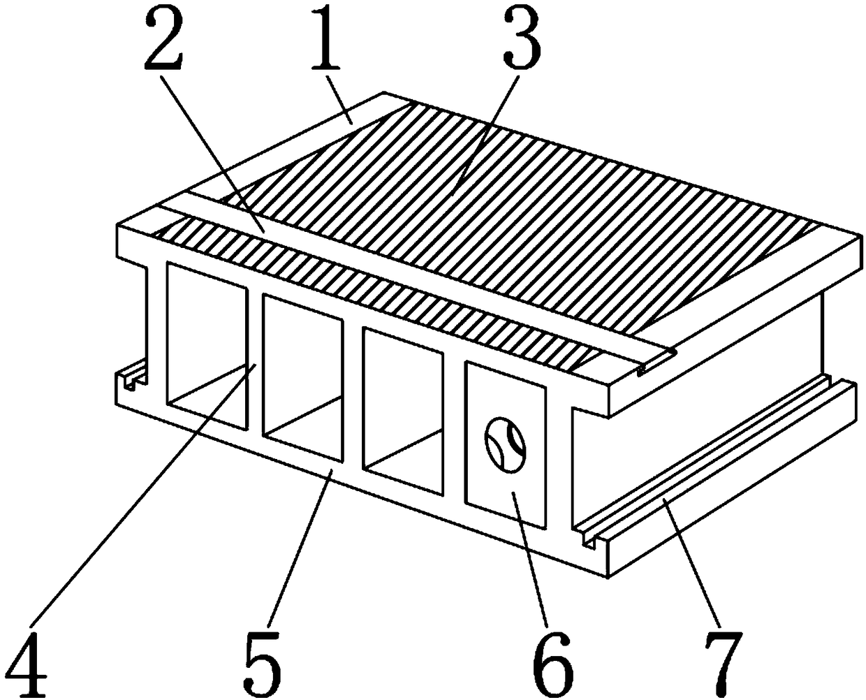 Anti-cracking ecological plastic-wood board