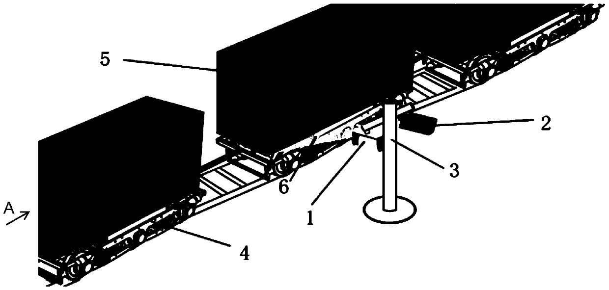 Train wagon number and length measuring system and method based on laser radar