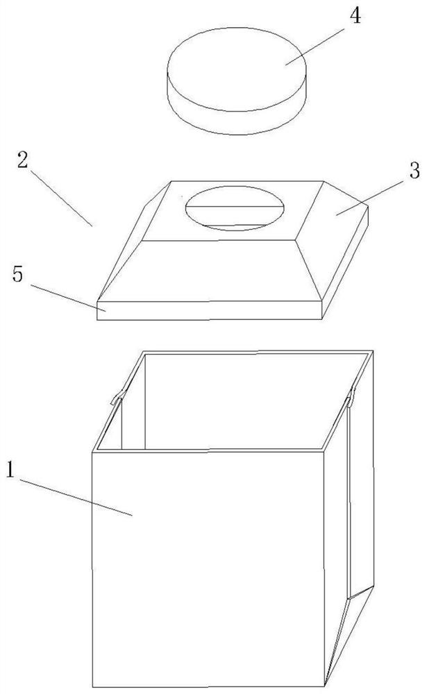 Combined type packaging unit and container manufactured through same