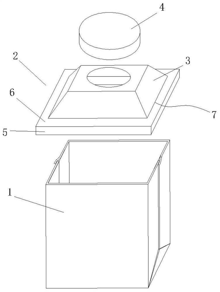 Combined type packaging unit and container manufactured through same