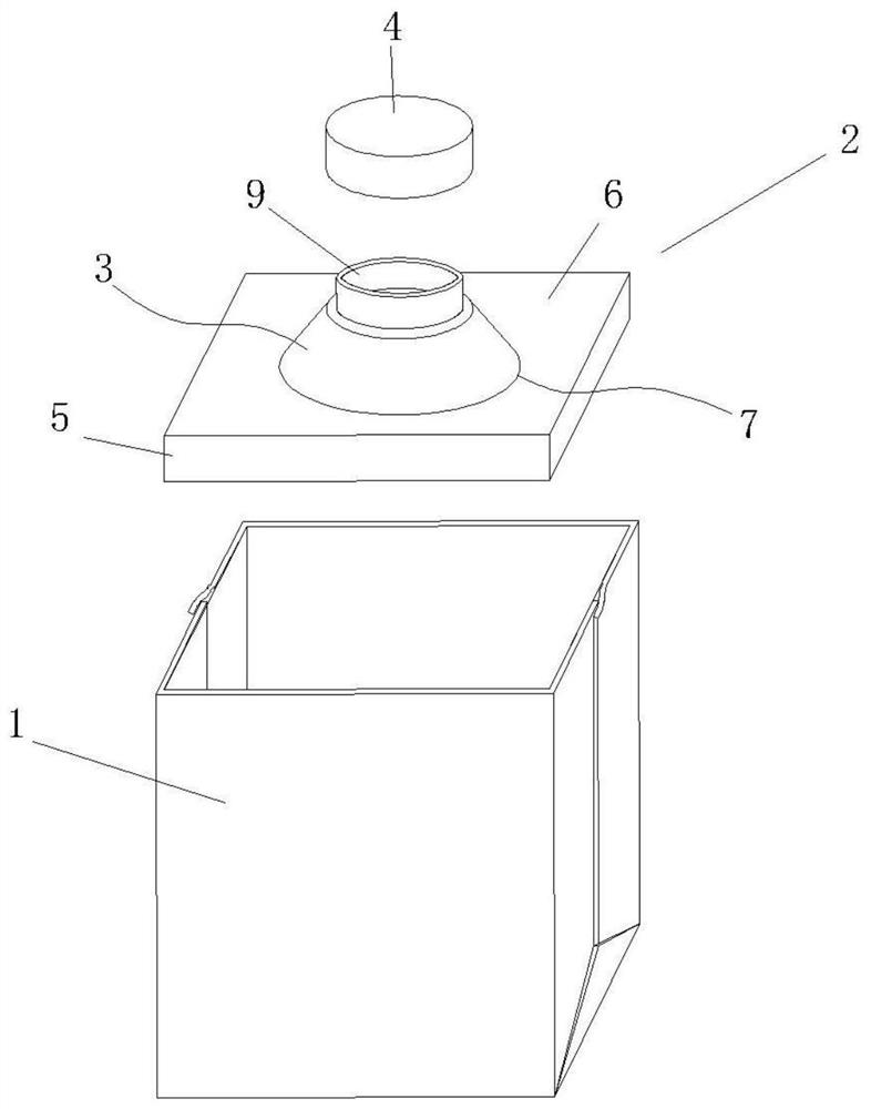 Combined type packaging unit and container manufactured through same