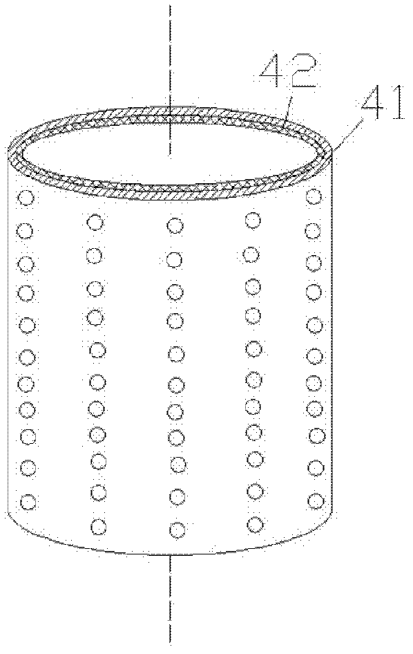 Novel gas-homogenizing structure