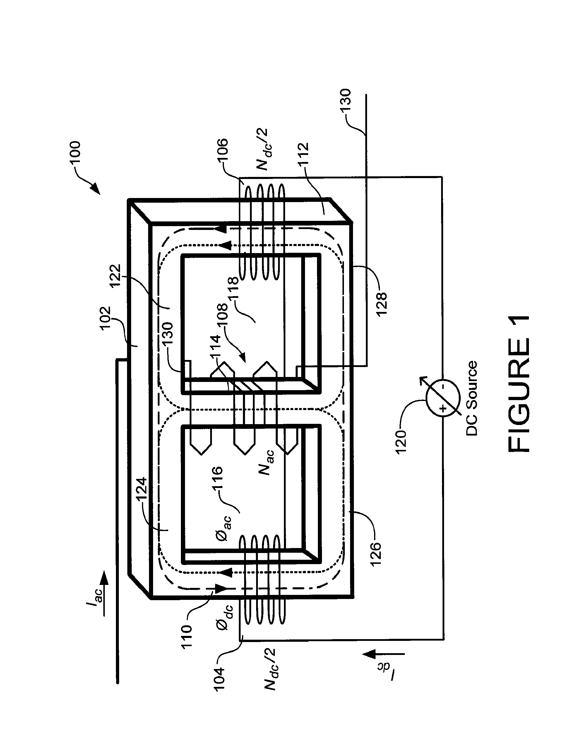 Power flow control using distributed saturable reactors