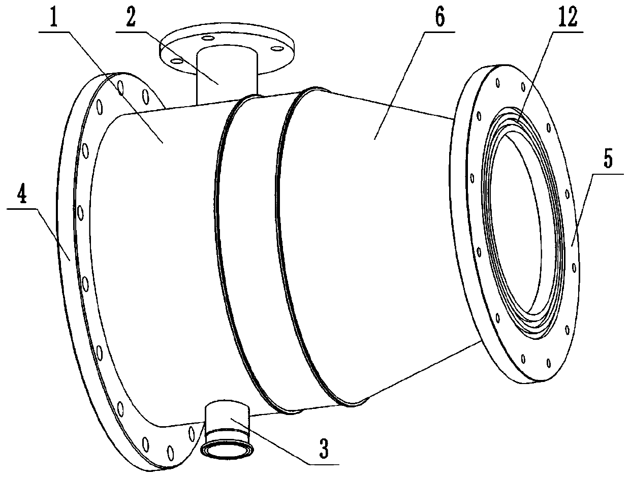 MVR centrifugal steam compressor air inlet anti-surge pipe