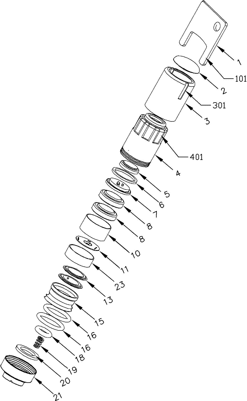 Tire pressure monitoring alarm device