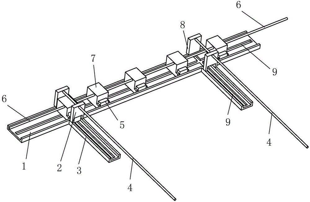 Large-area automatic sunward-operation clothing airing control system