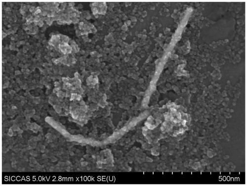 Silver nanorod-titanium dioxide composite material and its preparation method and application