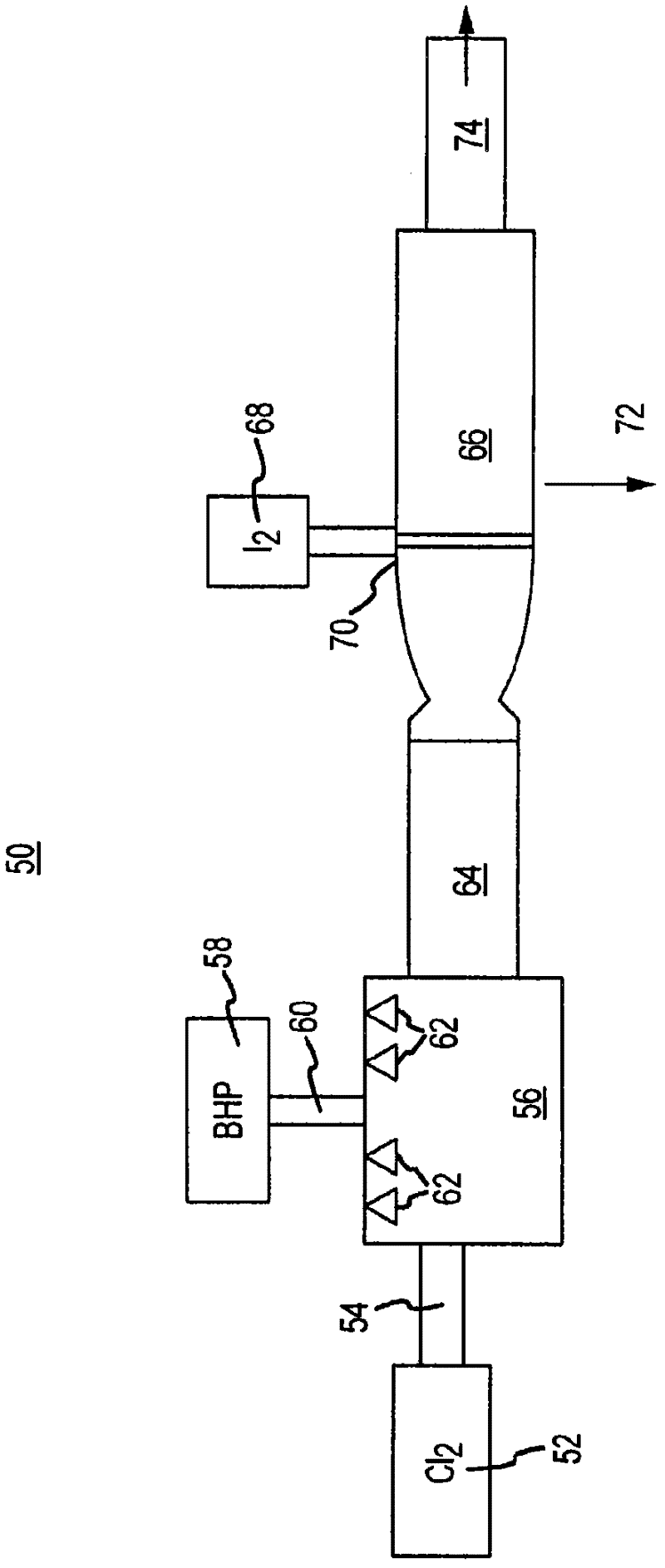 Gas liquid contactor and effluent cleaning system and method