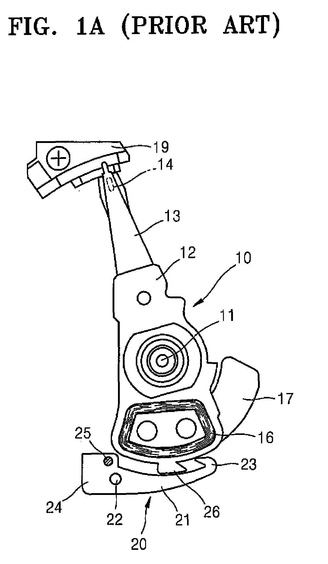 Actuator latch system of hard disk drive