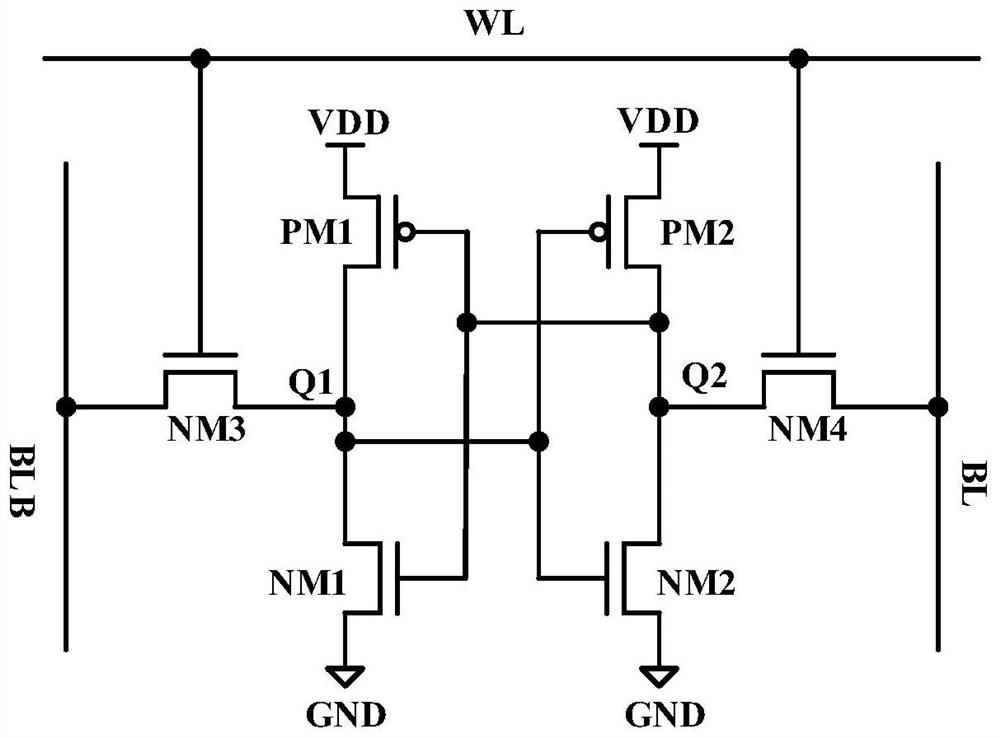 A sram memory cell circuit with high stability and low static power consumption