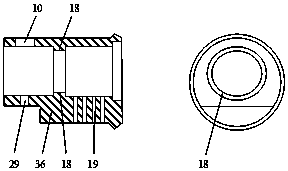 Double-backup unlocked U-shaped lock