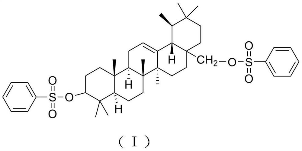 Oleanolic acid derivative for treating psoriasis and preparation method thereof