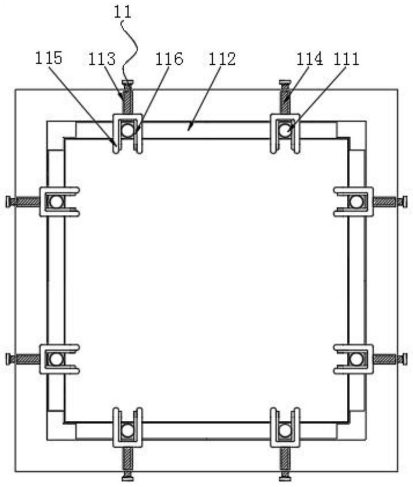 Array-type distributed LED light-emitting module and mounting method using same