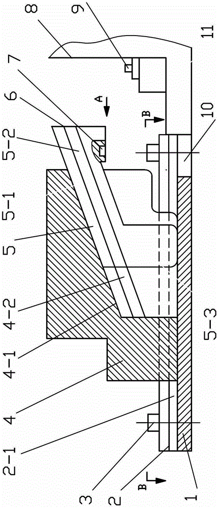 Secondary slider device for mold