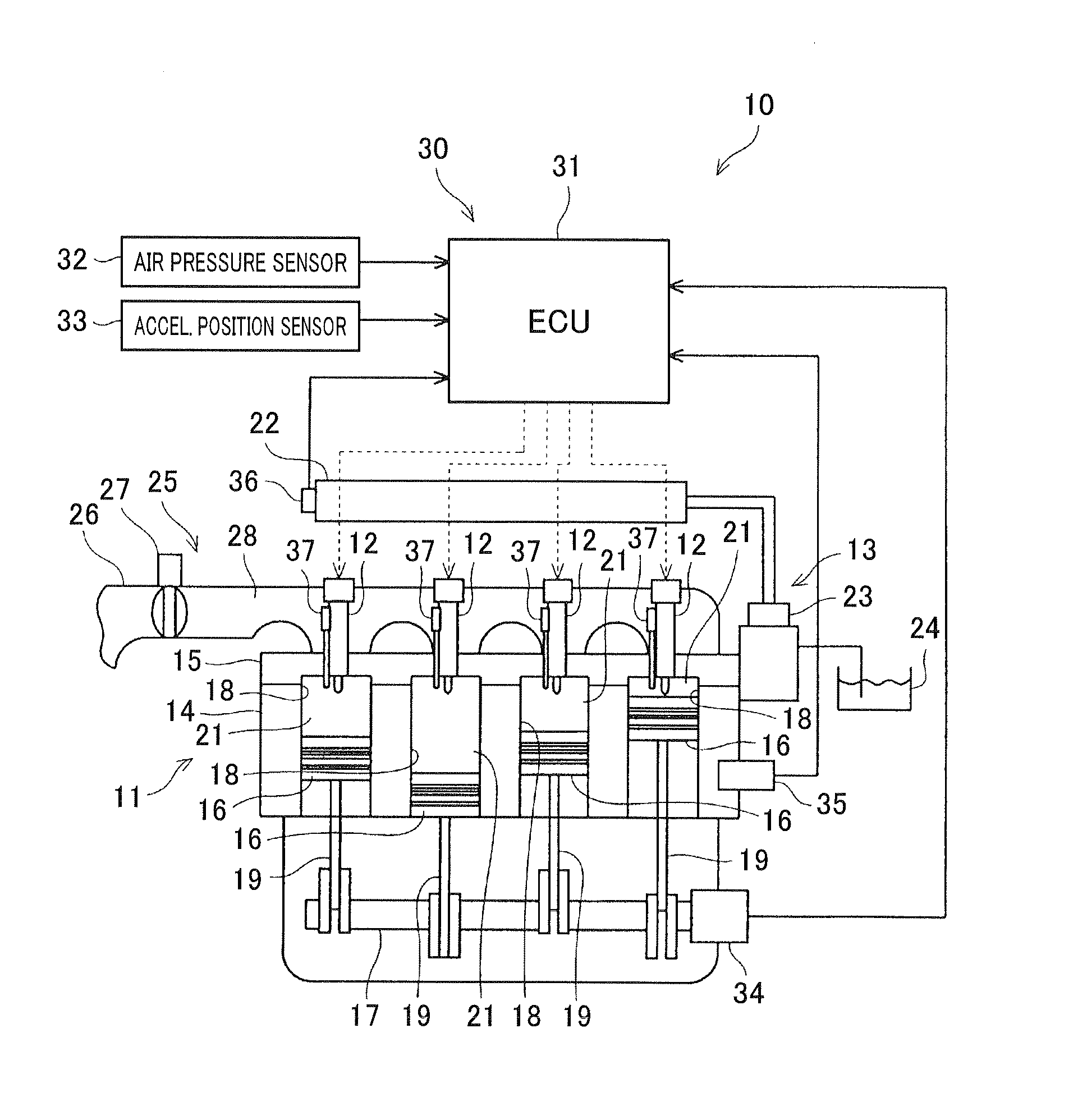 Fuel injection control system for internal combustion engine
