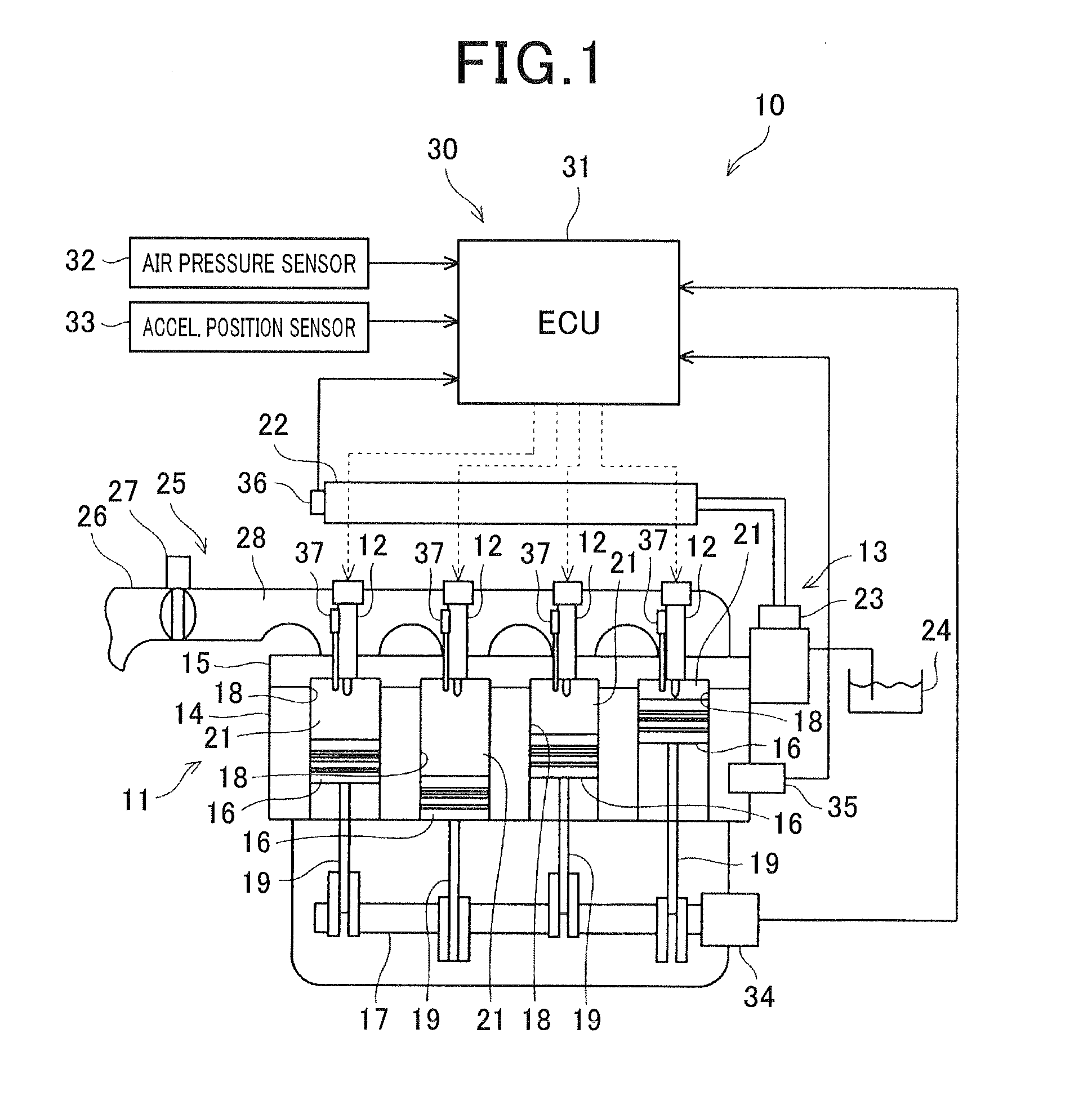 Fuel injection control system for internal combustion engine