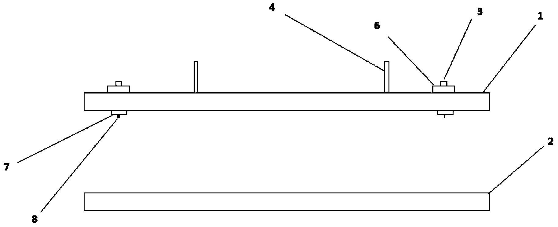 Clamp used for plastic bag fusion machine