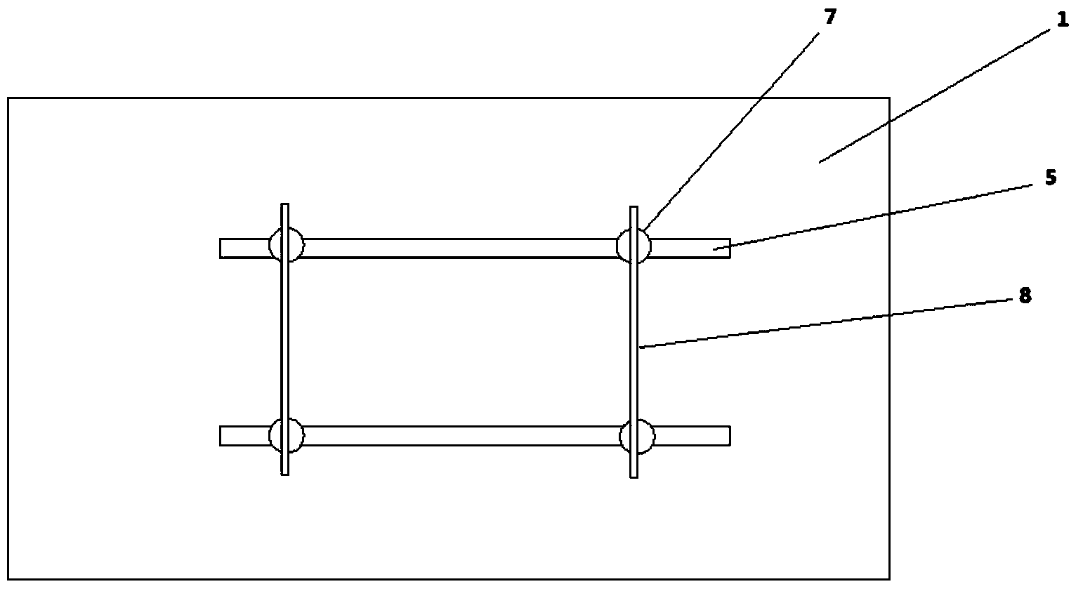 Clamp used for plastic bag fusion machine