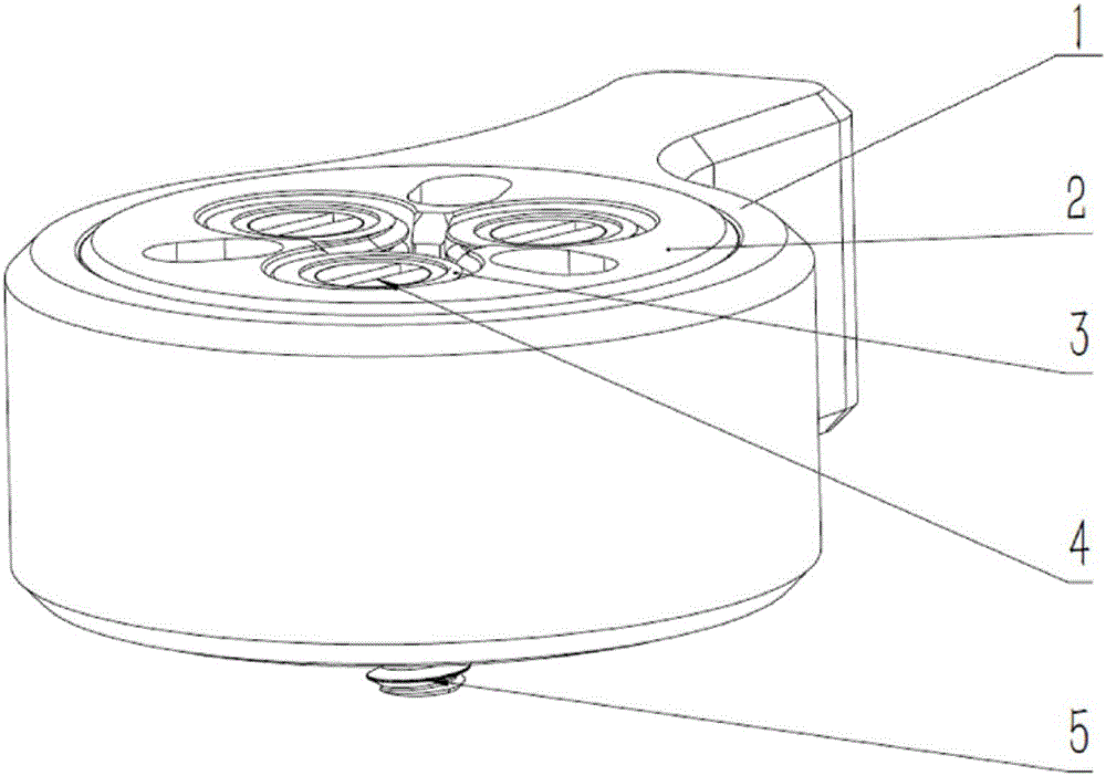 Novel camera rapid disassembling and assembling device