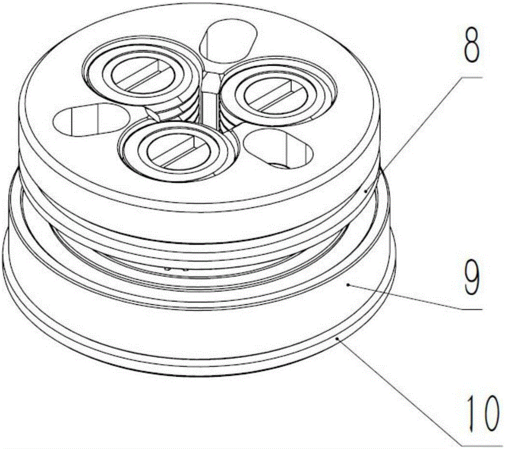 Novel camera rapid disassembling and assembling device