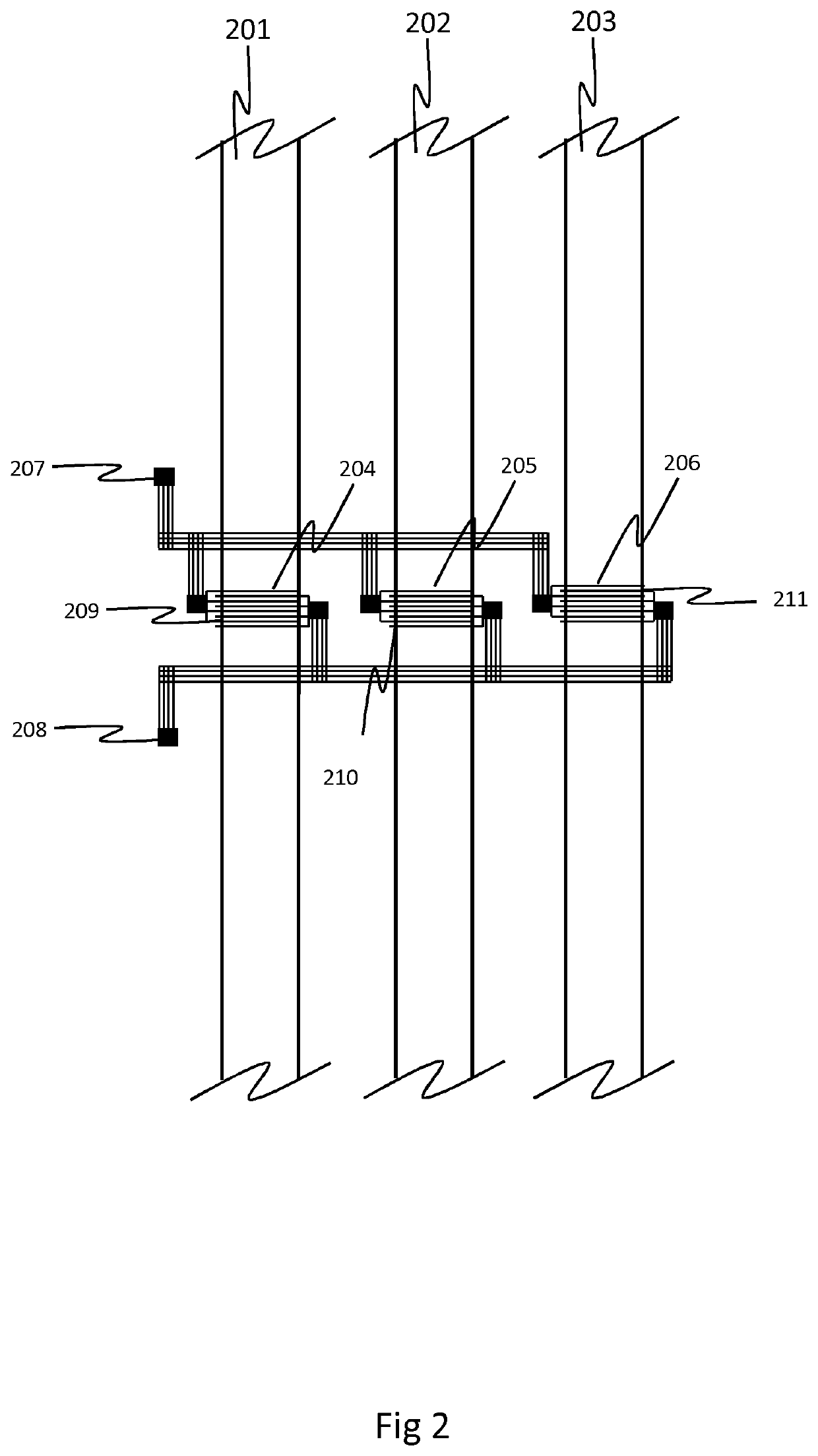 Microfluidic device with dep arrays