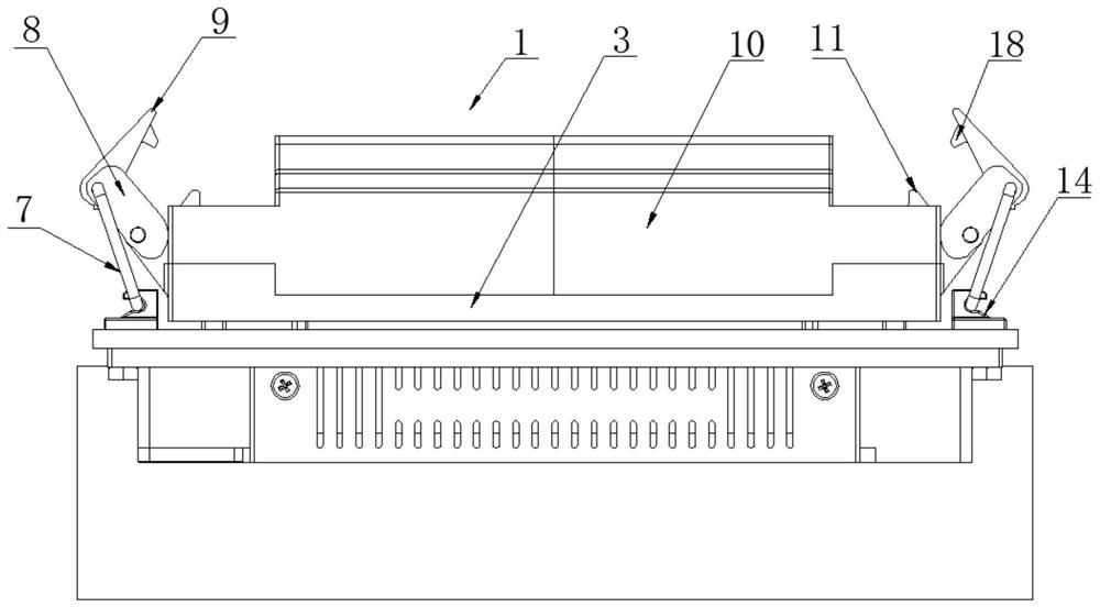 Vertical butt joint self-locking type connector