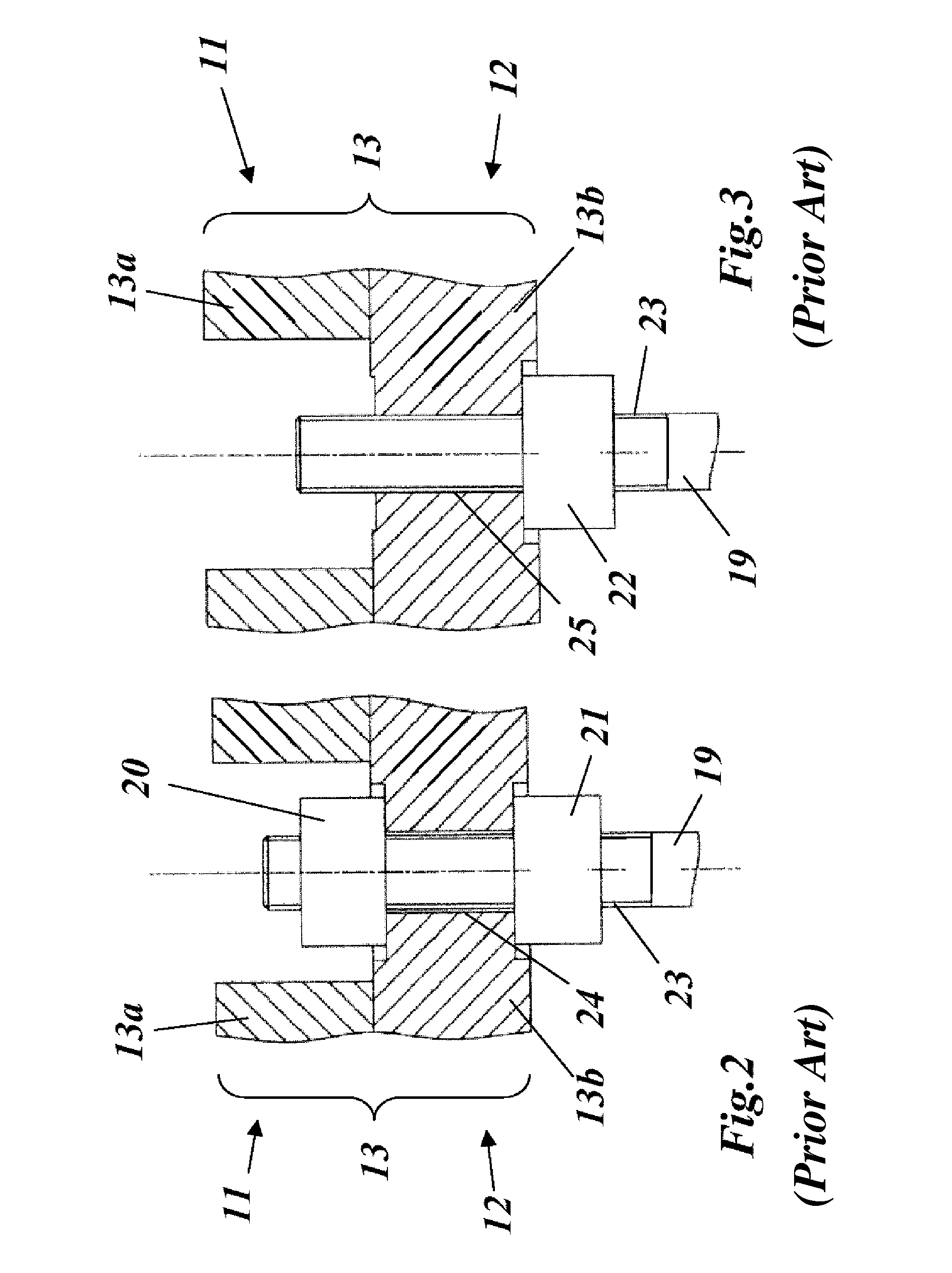 Support for a turbine