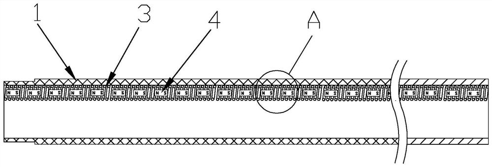 A hose with adjustable stiffness, an operating part, an inserting part and an endoscope