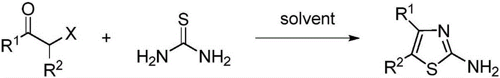 Preparation method of 4, 5-disubstituted-2-aminothiazole compound
