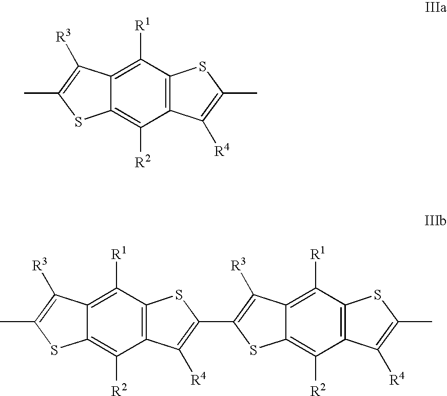 Reactive mesogenic benzodithiophenes