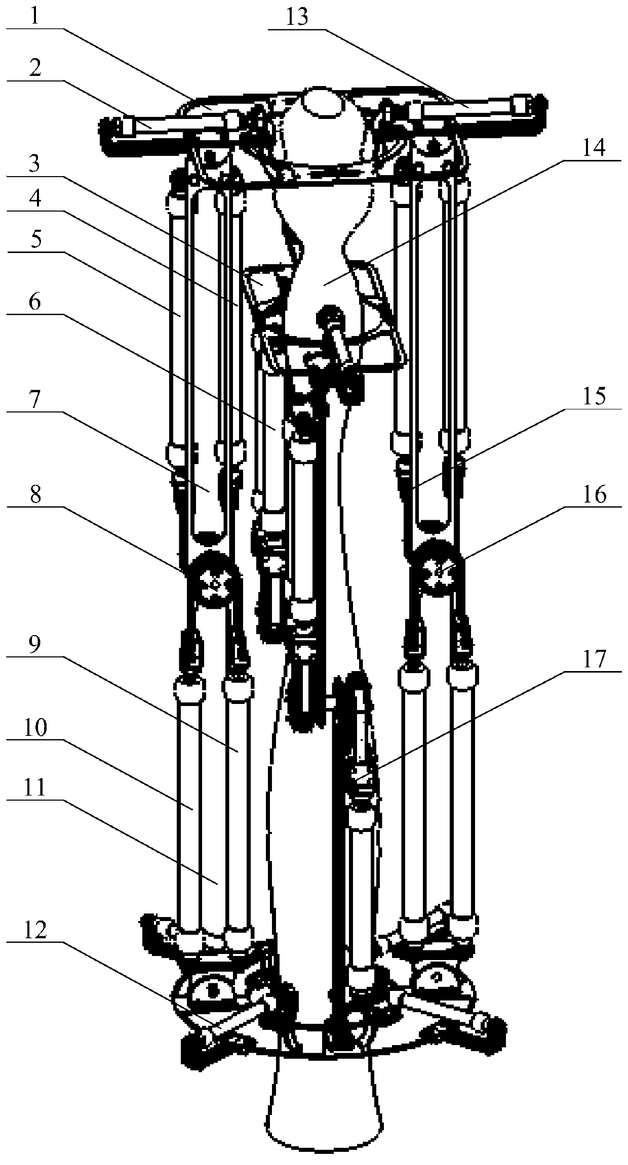 Multi-degree-of-freedom humanoid pole-climbing robot based on pneumatic muscles and its control system