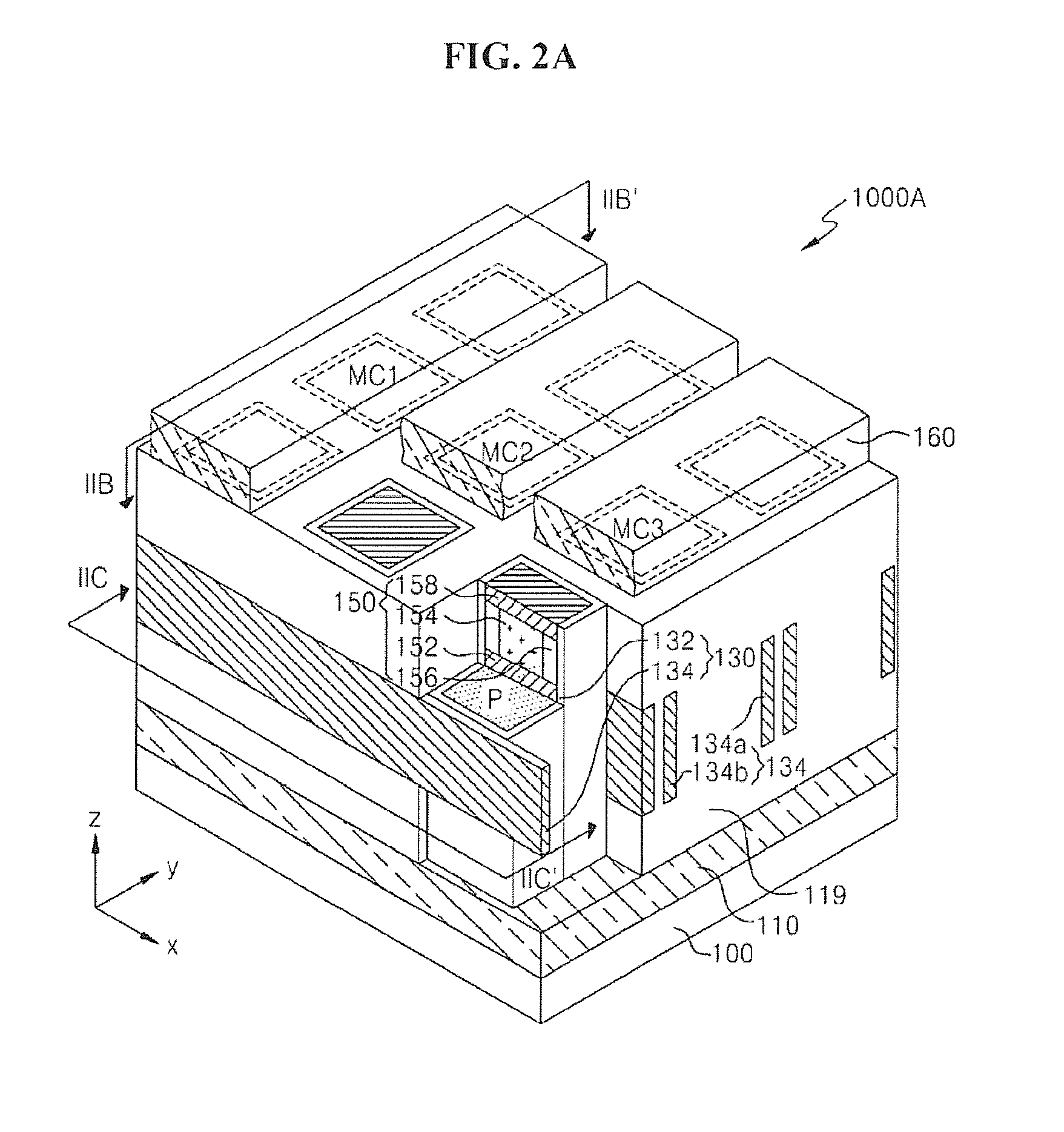 Variable resistive memory device and method of fabricating and driving the same