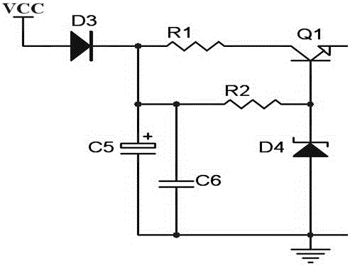 Protection control circuit of electric extinguisher