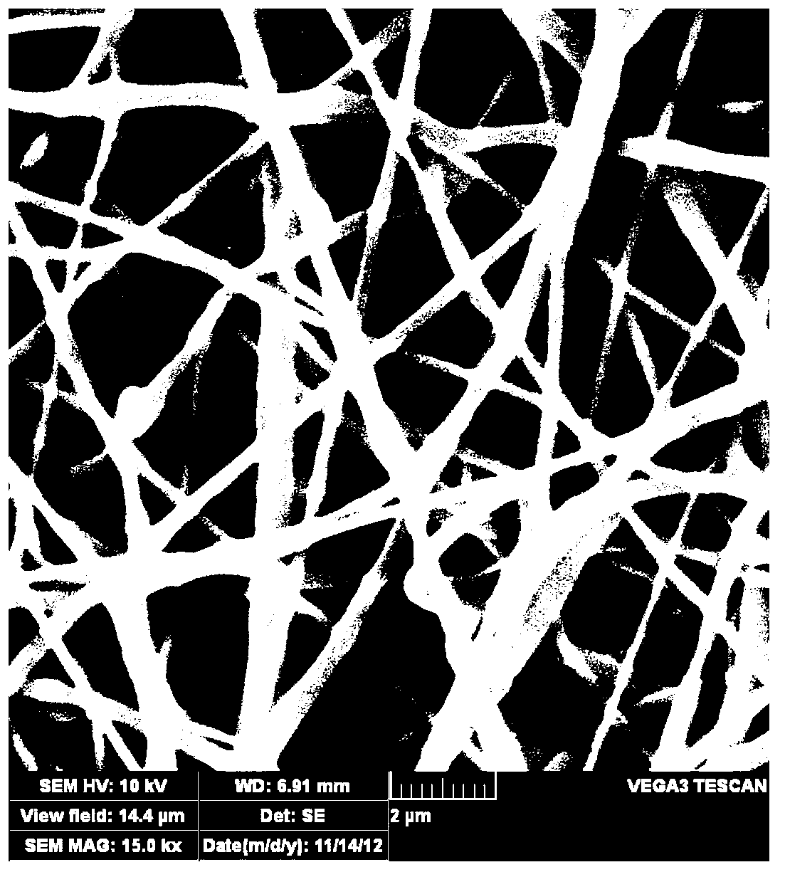 Bionic three-dimensional tissue engineering scaffold and preparation method thereof