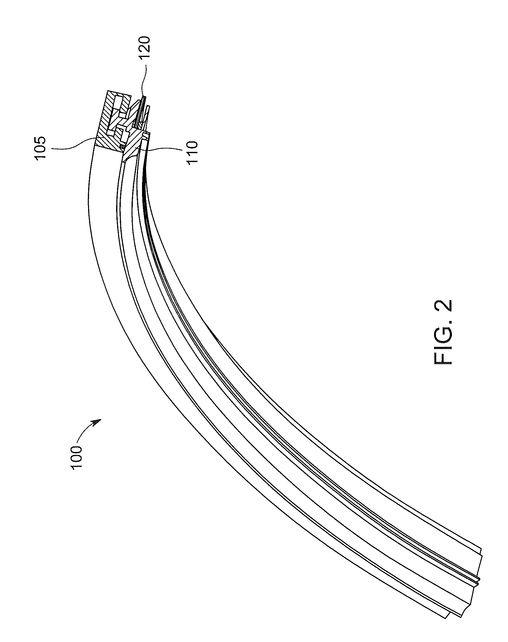 Axial brush seal