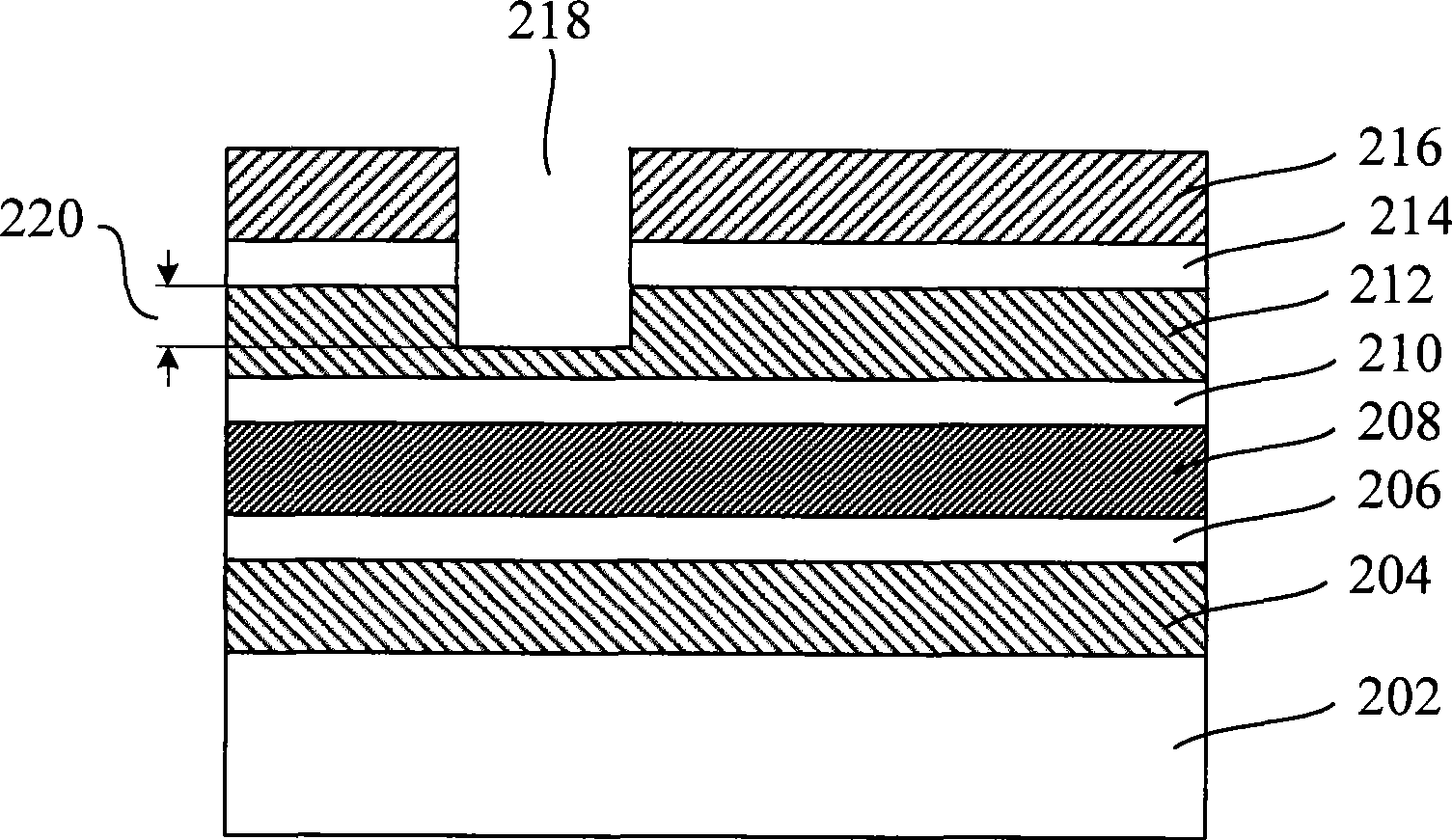 Connection pore forming method