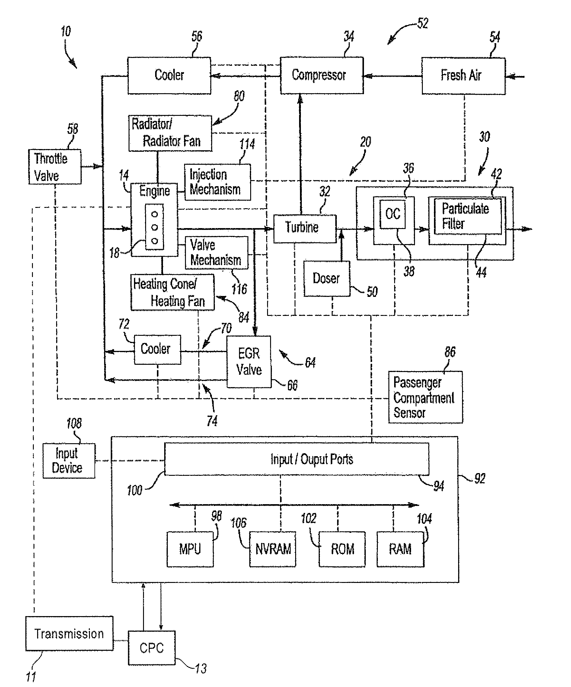 Method of verifying component functionality on EGR and air systems