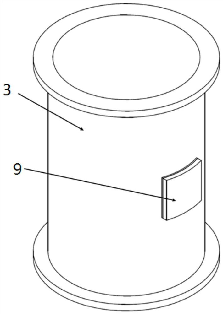 Corrosion reinforcement and protection method for gis through-wall busbar shell