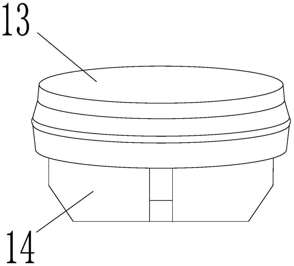 One-way circulation type anti-counterfeiting wine bottle cap