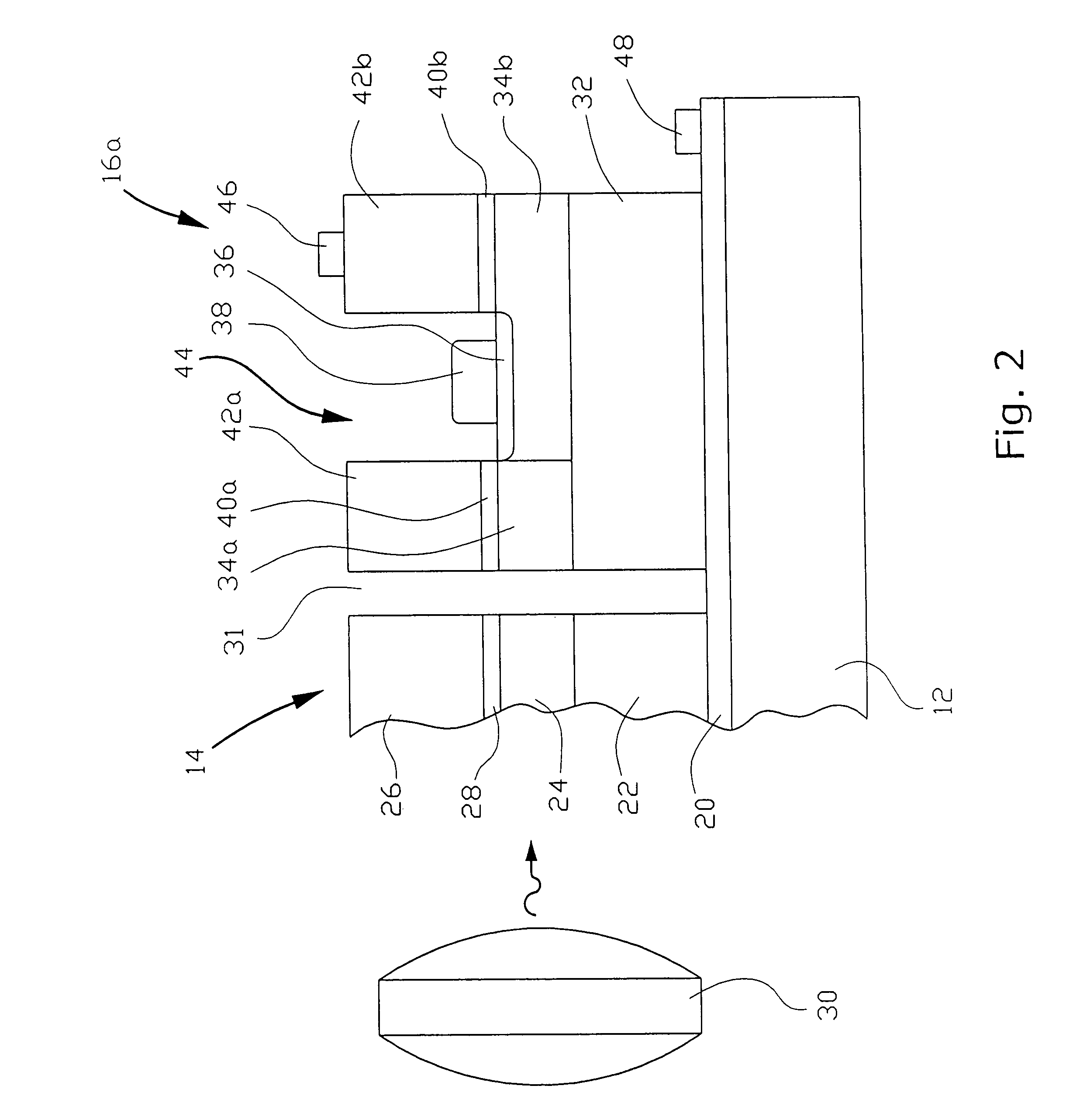 Integrated demultiplexer/photoreceiver for optical networks and method of controlling transparency of optical signal transmission layer