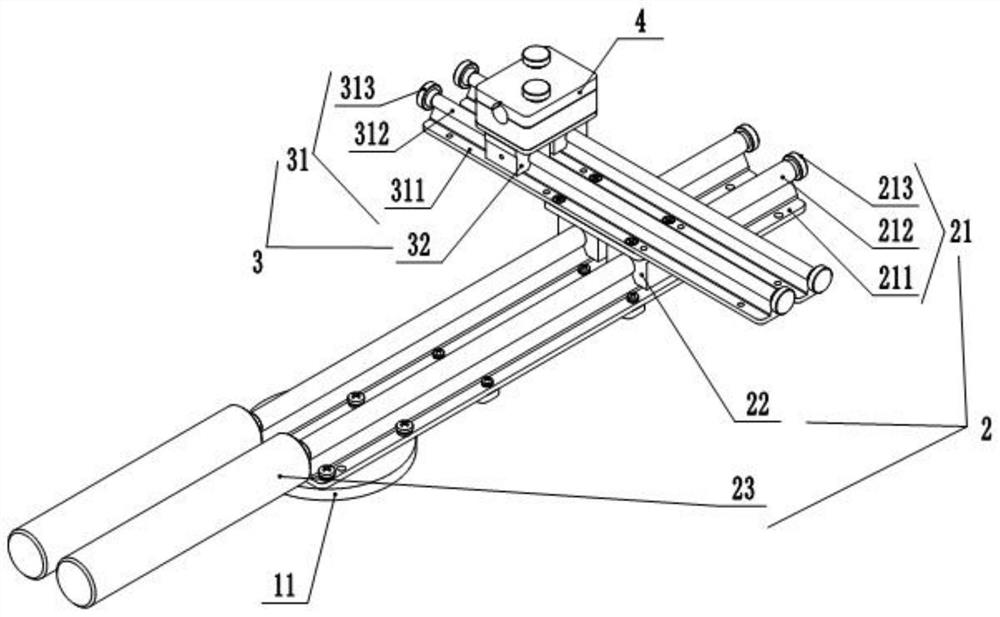 Three-axis antenna scanning frame