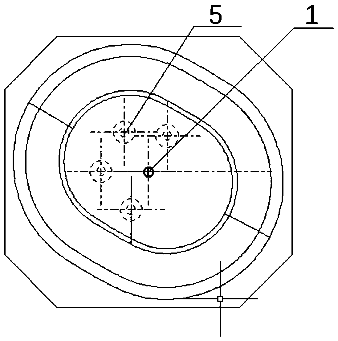 A punch for hot air forming of metal pipe fittings