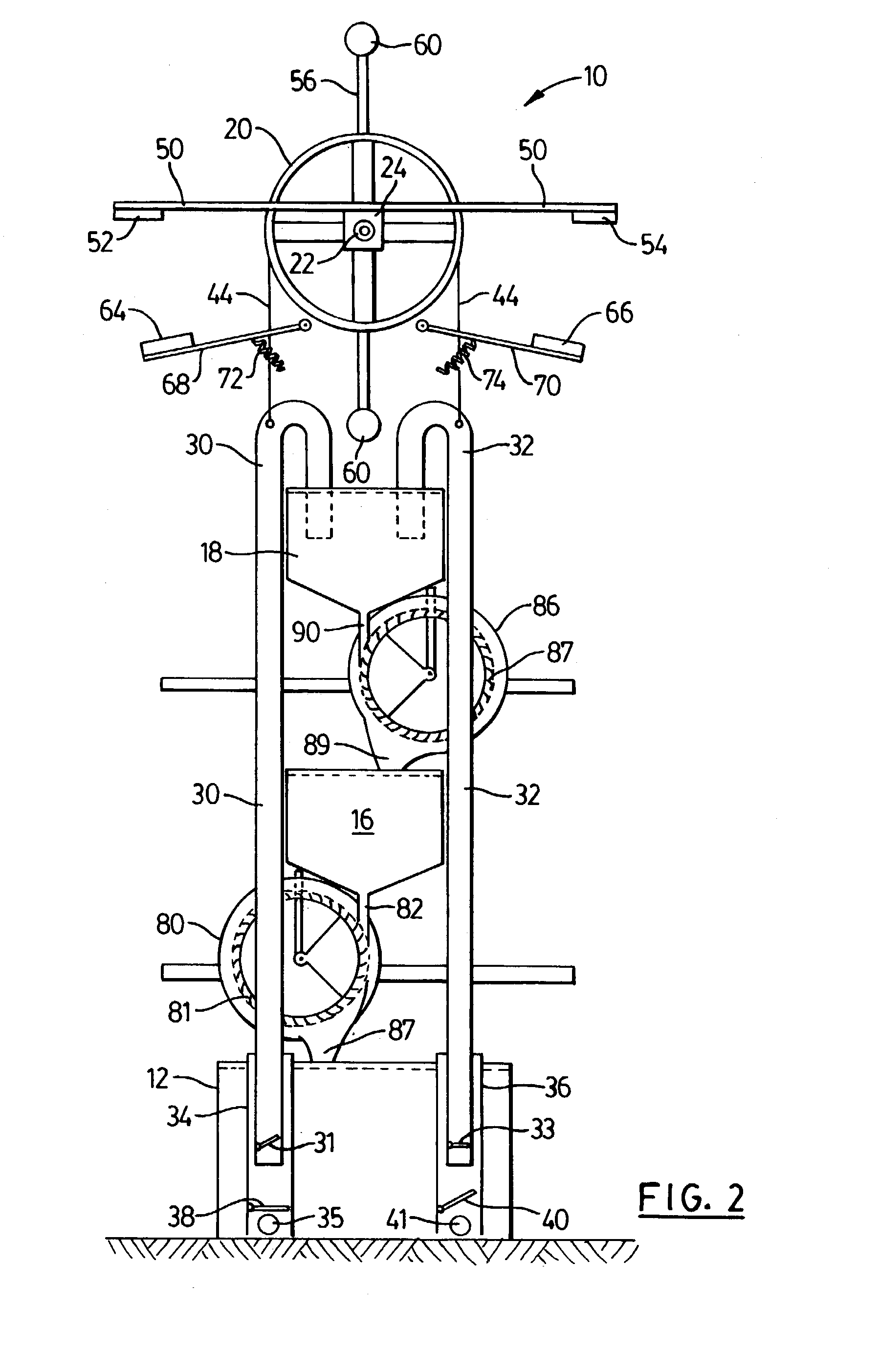 Apparatus for converting gravitational energy to electrical energy