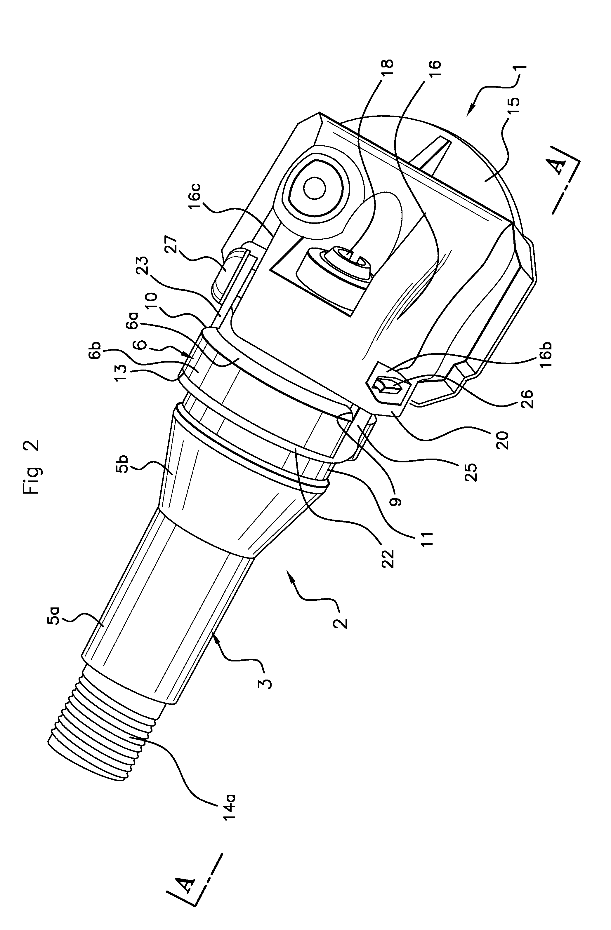 Electronic unit for measuring working parameters of a vehicle wheel