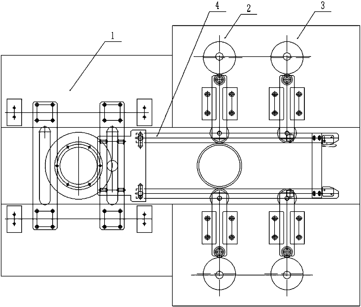 A device for rolling ribs on a cover