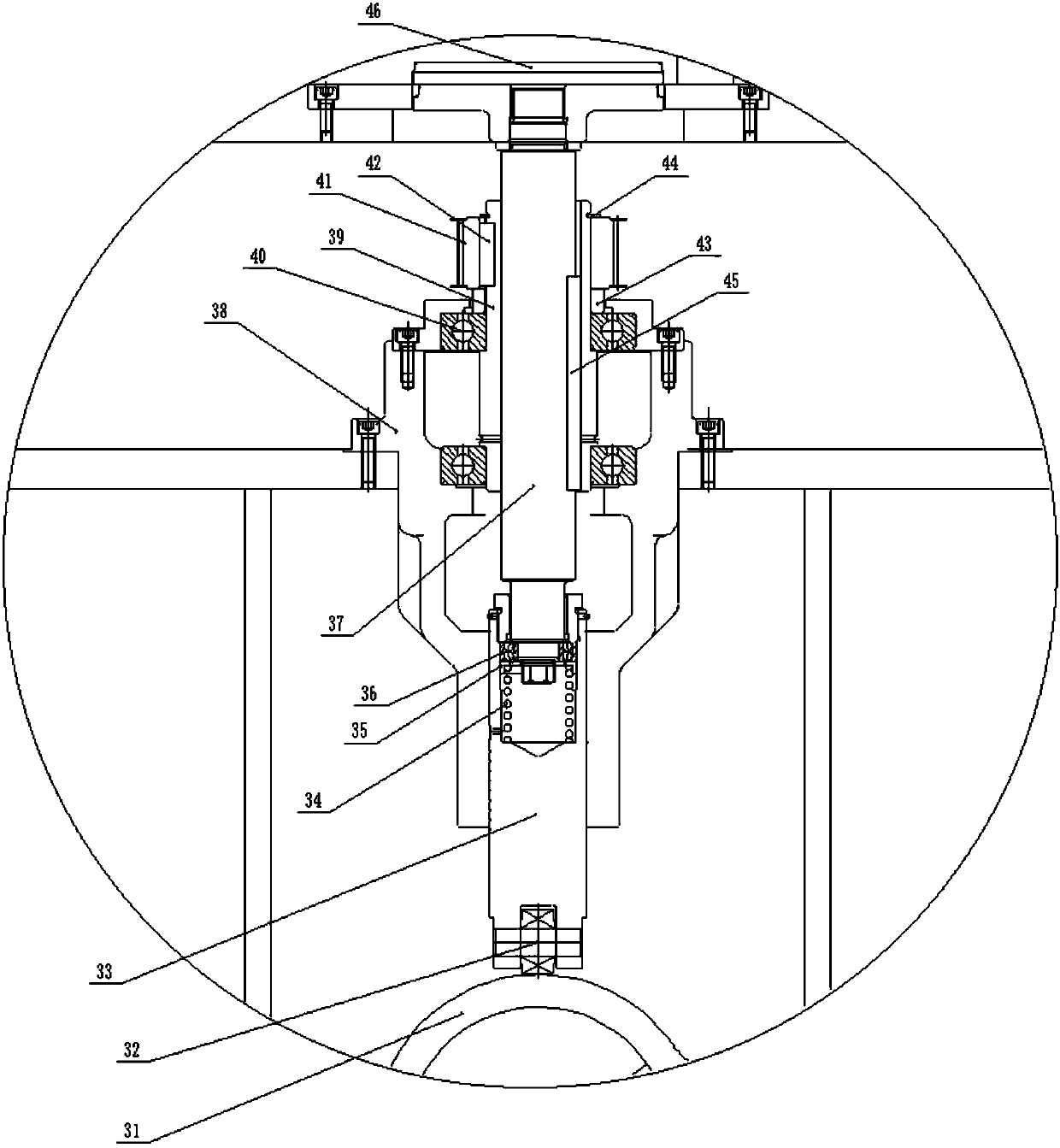 A device for rolling ribs on a cover