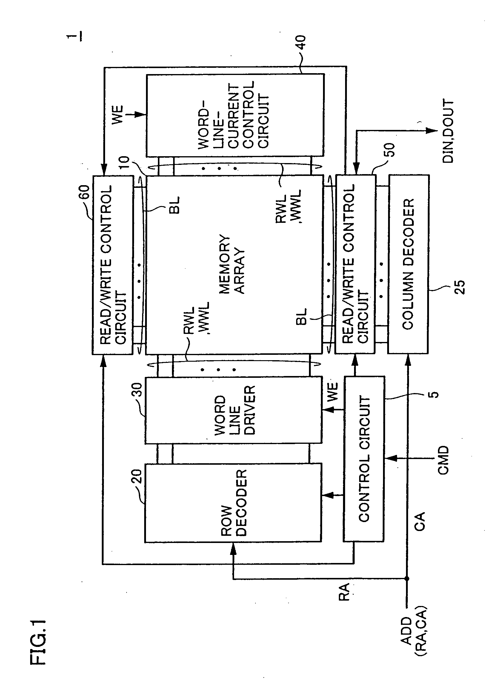 Magnetic thin-film memory device for quick and stable reading data